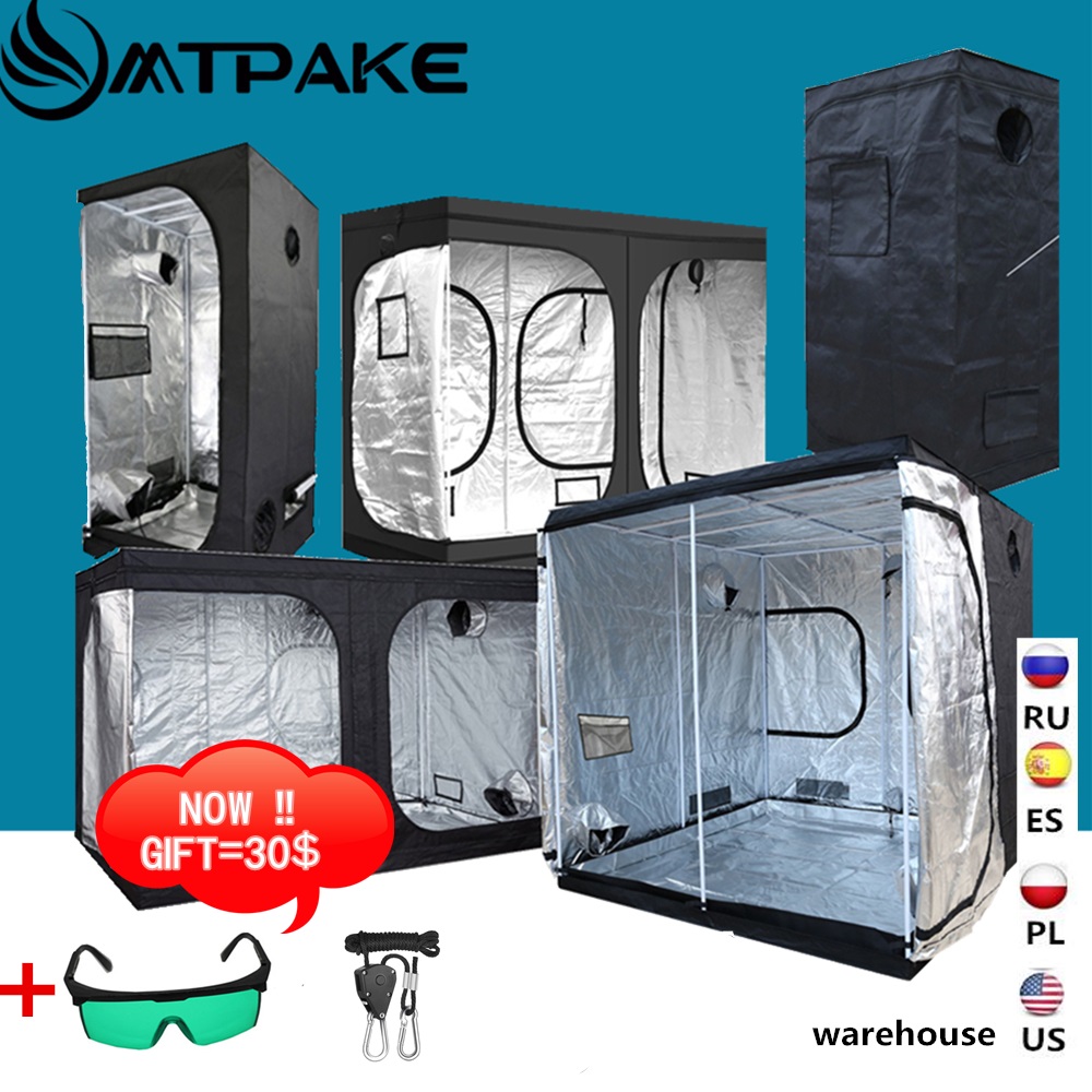 Grow Tent Complete Kit - Крытые шатры для выращивания растений, светодиодная,