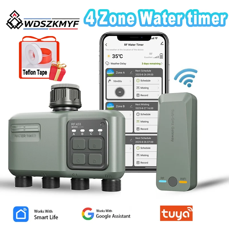 Система автополива растений с  – обзор и цена Wifi Irrigation Timer