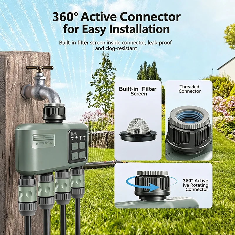 Система автополива растений с  – обзор и цена Wifi Irrigation Timer