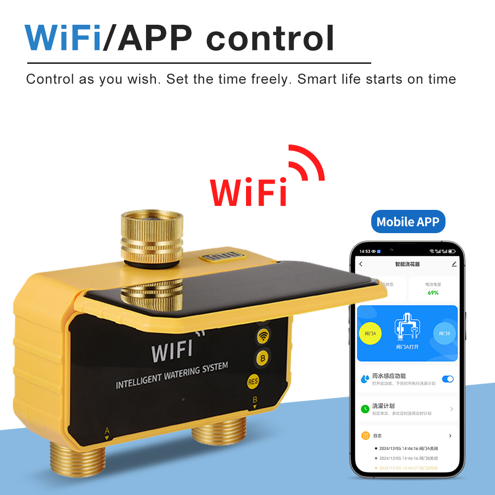 WiFi-таймер для полива на солн – обзор и цена Wifi Irrigation Timer