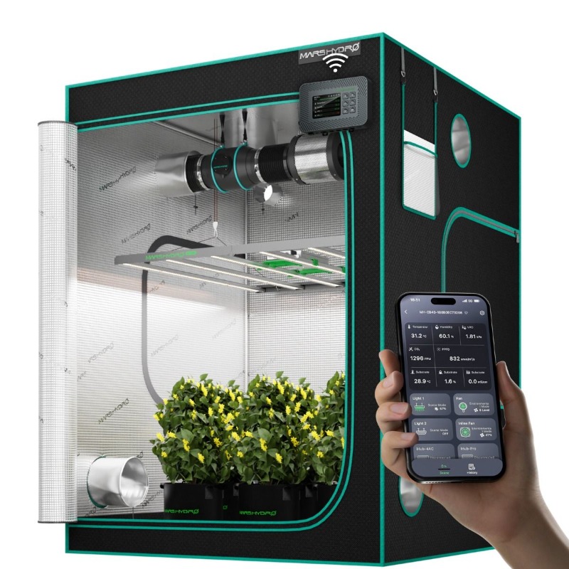 480 Вт 4x4 фута 120x120 см FC4 – обзор и цена Grow Tent Complete Kit