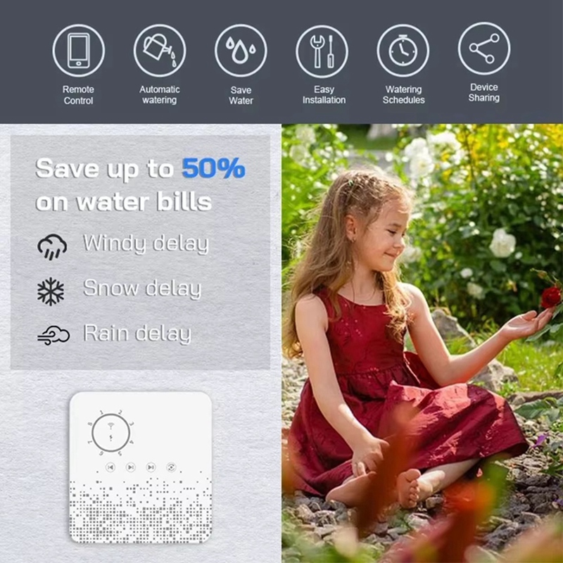 Умный контроллер полива Tuya W – обзор и цена Wifi Irrigation Timer