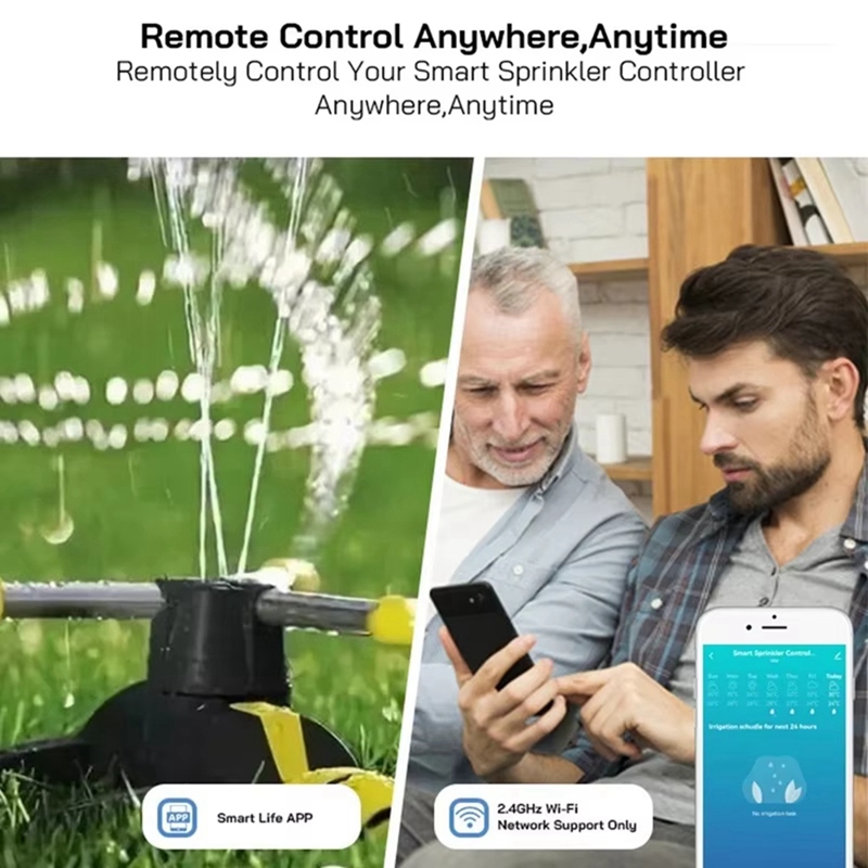 Умный контроллер полива Tuya W – обзор и цена Wifi Irrigation Timer
