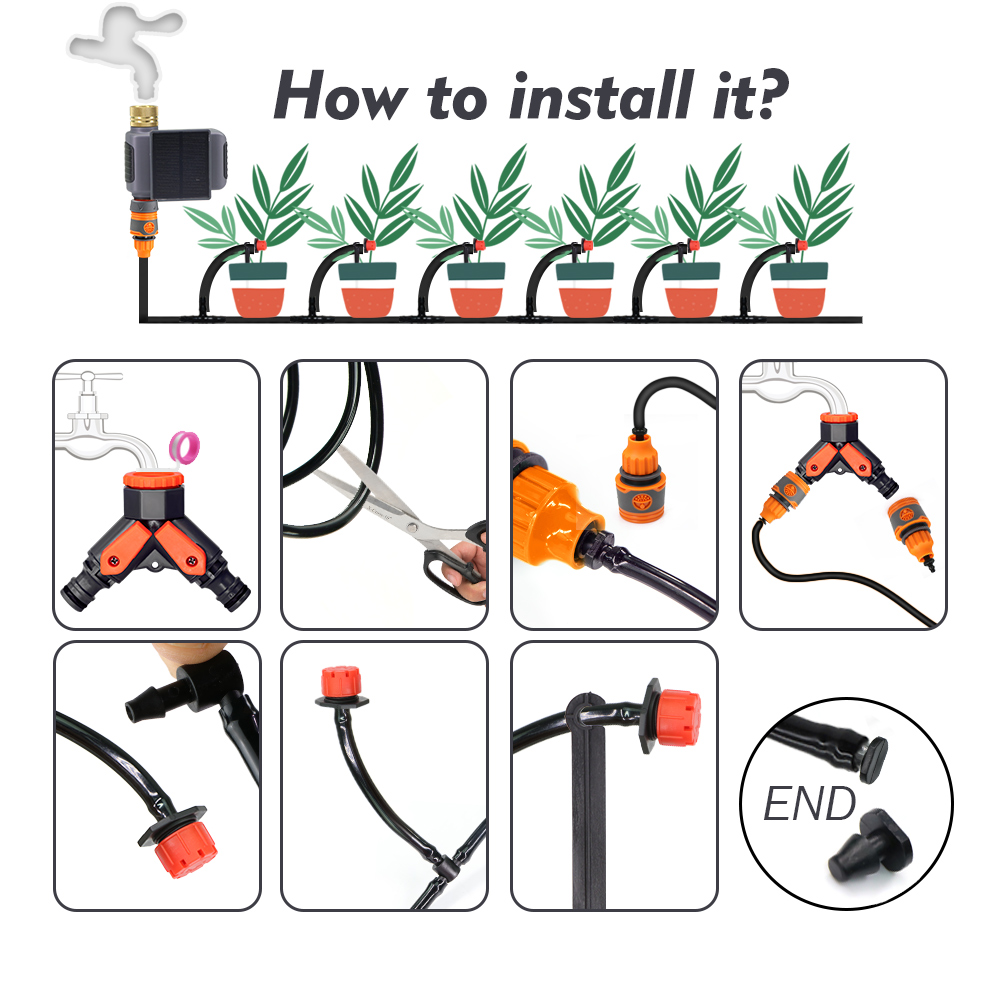 Умный комплект капельного орош – обзор и цена Wifi Irrigation Timer