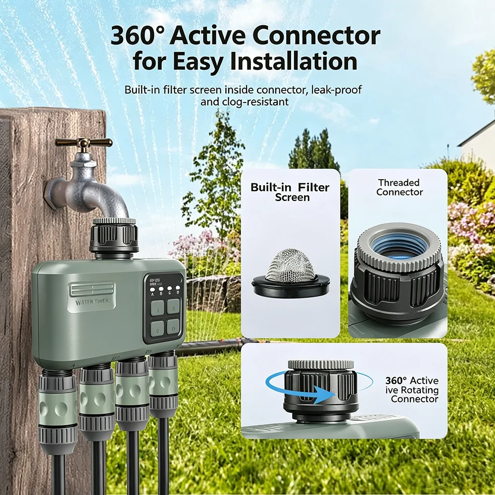 Умный Wi-Fi RF433 таймер полив – обзор и цена Wifi Irrigation Timer