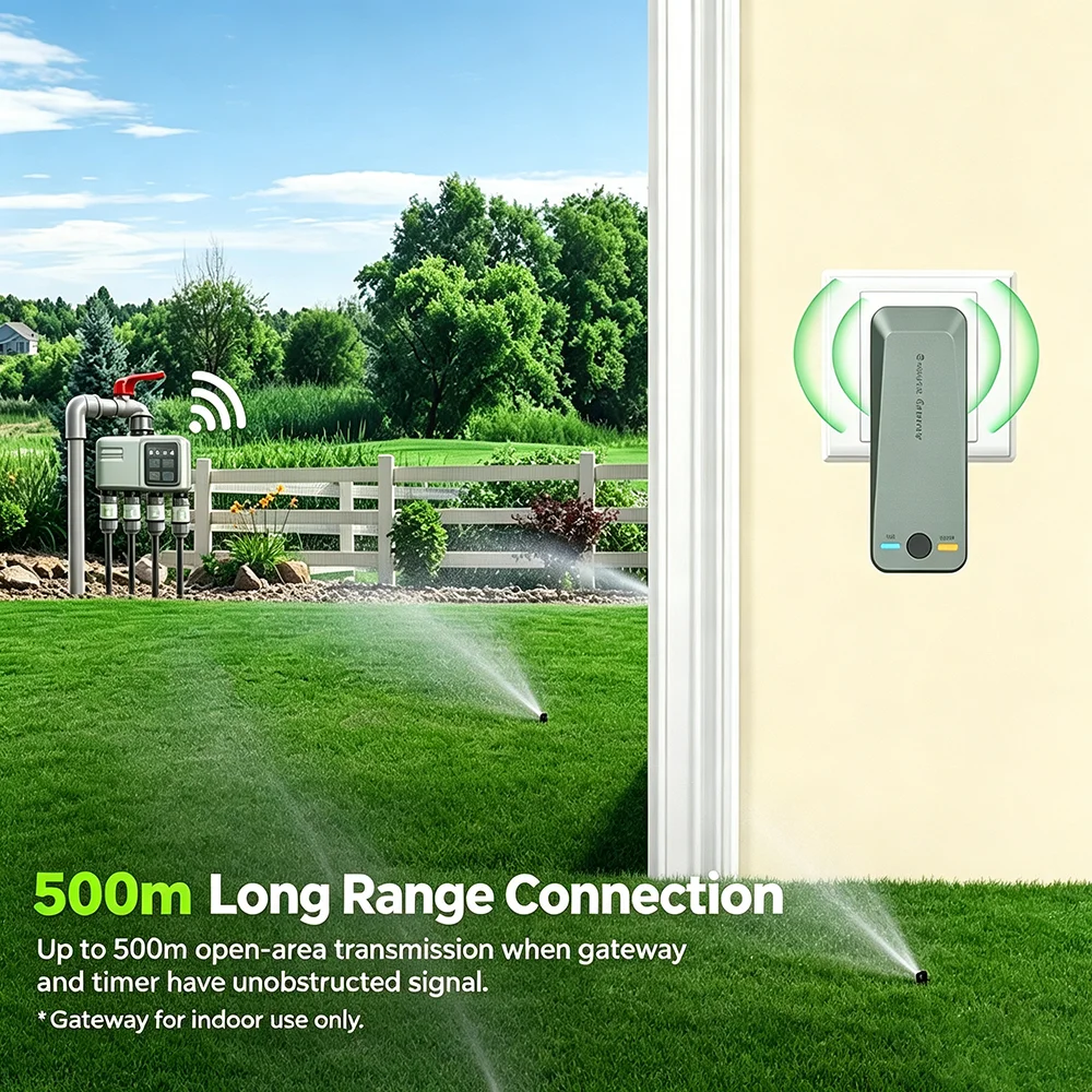 Умный Wi-Fi RF433 таймер полив – обзор и цена Wifi Irrigation Timer