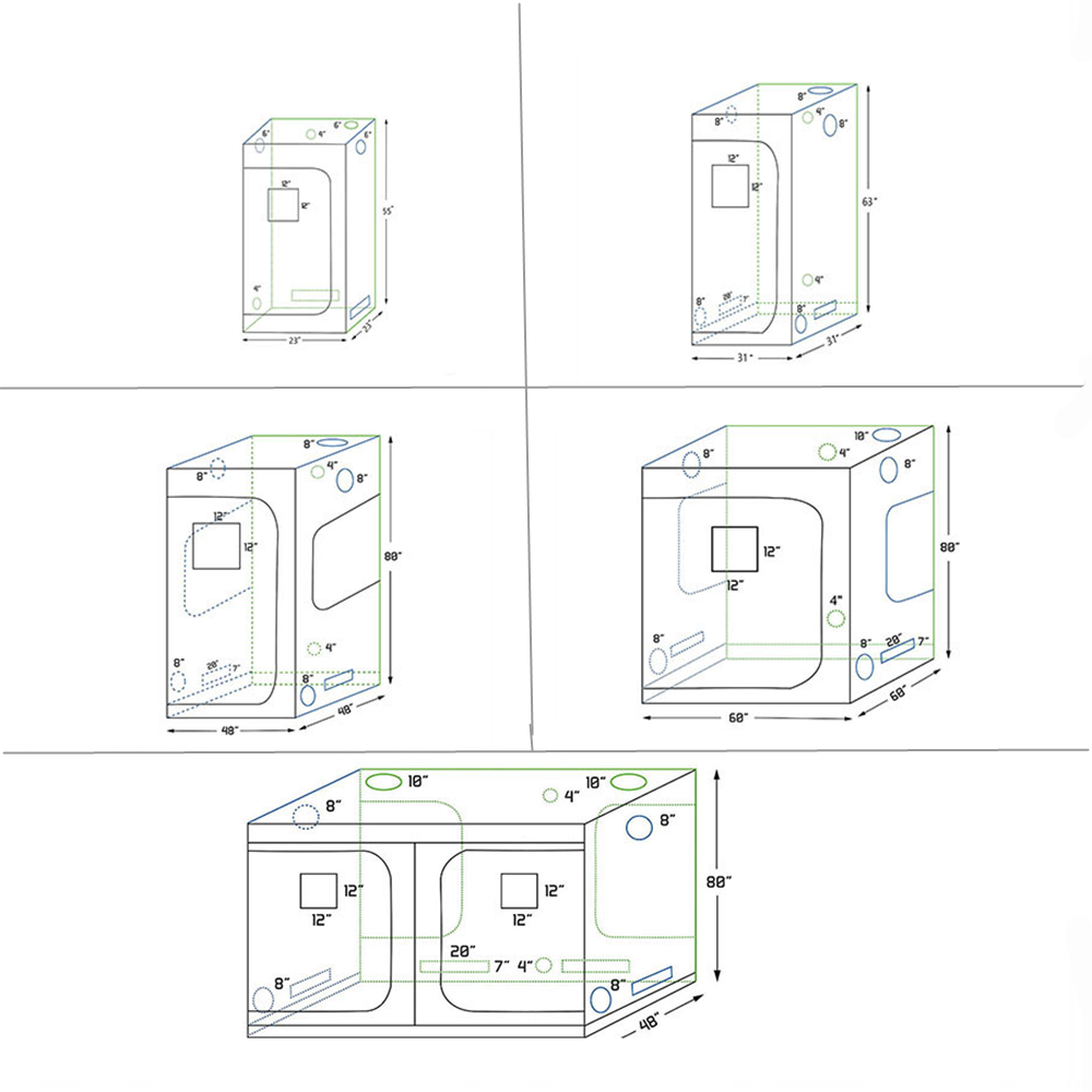 Крытые шатры для выращивания р – обзор и цена Grow Tent Complete Kit
