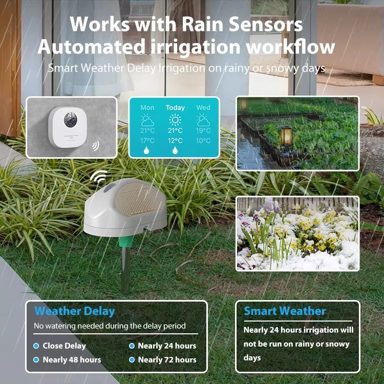 Умный контроллер полива Tuya W – обзор и цена Wifi Irrigation Timer